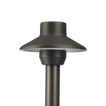 Free Shipping Brass Landscape Lighting LT2411 Mini Flat Hat G4 Path Light (Lamp not included)