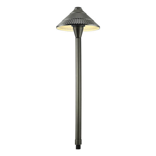 Free Shipping Brass Landscape Lighting LT2412 Classic Umbrella G4 Path Light (Lamp not included)