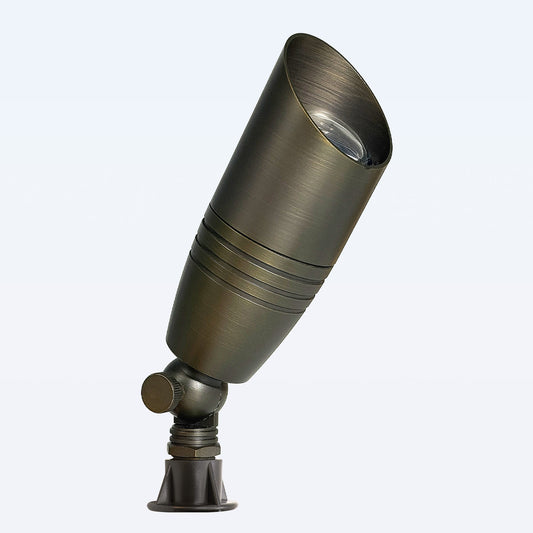 Free Shipping Brass Landscape Lighting LT2505 Die Casting Brass Integrated Up Light warm white 2700K/3000K 2W-12W adjustable