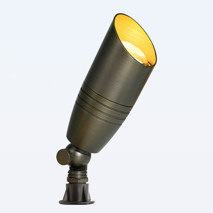 Free Shipping Brass Landscape Lighting LT2505 Die Casting Brass Integrated Up Light warm white 2700K/3000K 2W-12W adjustable