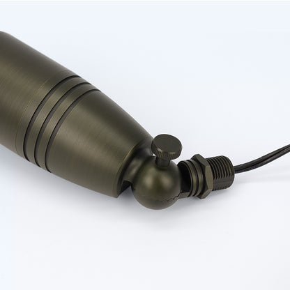 Free Shipping Brass Landscape Lighting LT2505 Die Casting Brass Integrated Up Light warm white 2700K/3000K 2W-12W adjustable