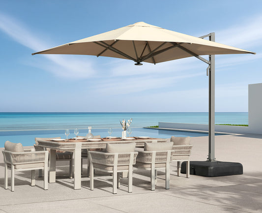 Free Shipping Higold Luxury Parasol Outdoor Furniture For Patio Yard Garden Sunbrella Sunshades Lift Collection