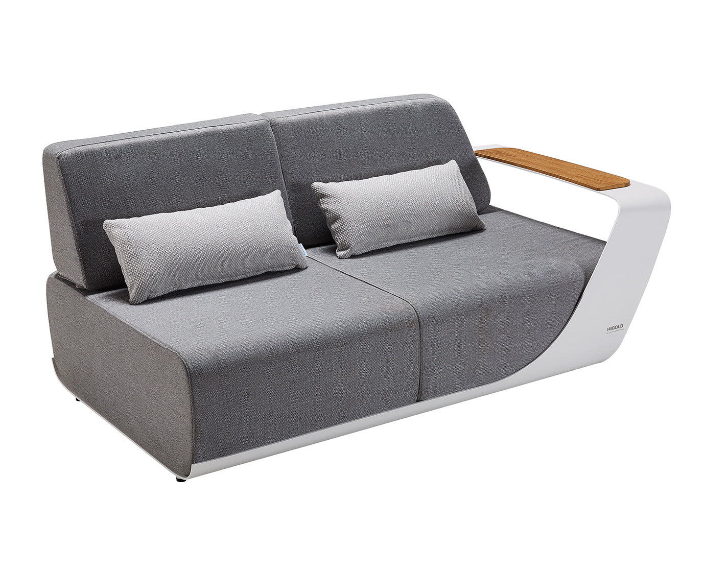 Higold Luxury Outdoor Garden Teak Furniture Sectional Sofa Sets Onda Patio Couch with Coffee Table