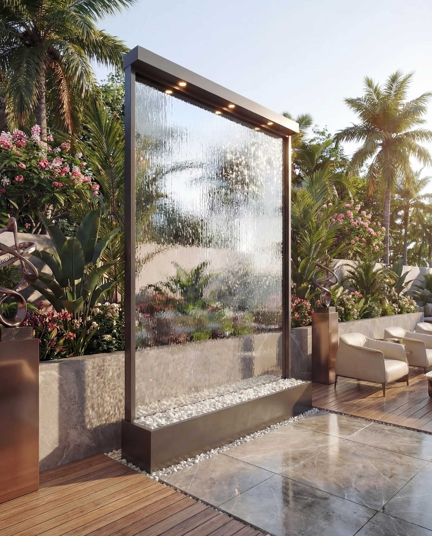 Luxury Water walls SPS-T The Crystal Architecture Series