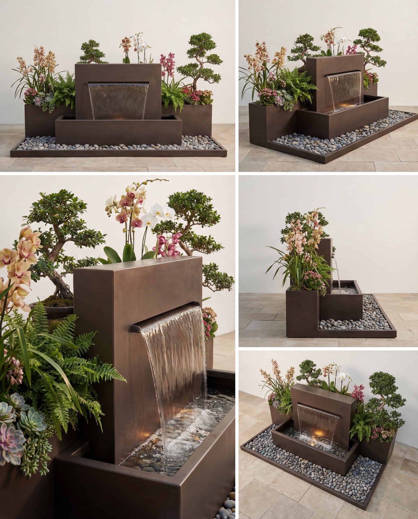 Luxury DS100 Architectural Garden Waterfall AISI 316L Stainless Steel (Marine Grade)