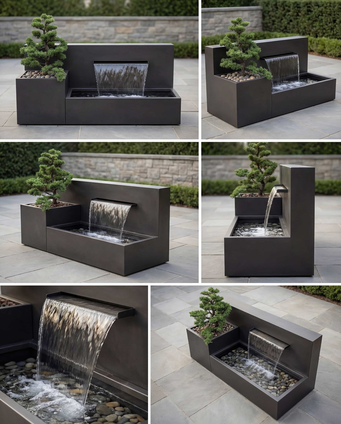 Luxury DS120 Architectural Hybrid Waterfall AISI 316L Stainless Steel (Marine Grade)