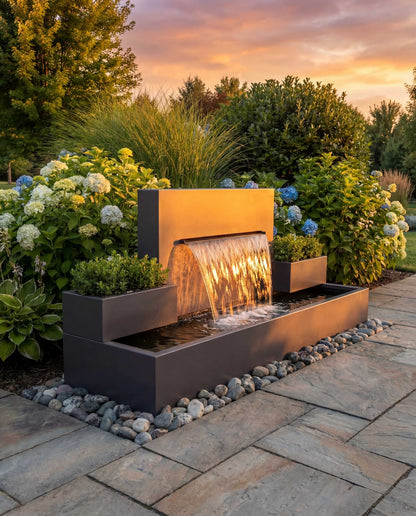 Luxury DS200 Architectural Symmetrical Waterfall AISI 316L Stainless Steel (Marine Grade)