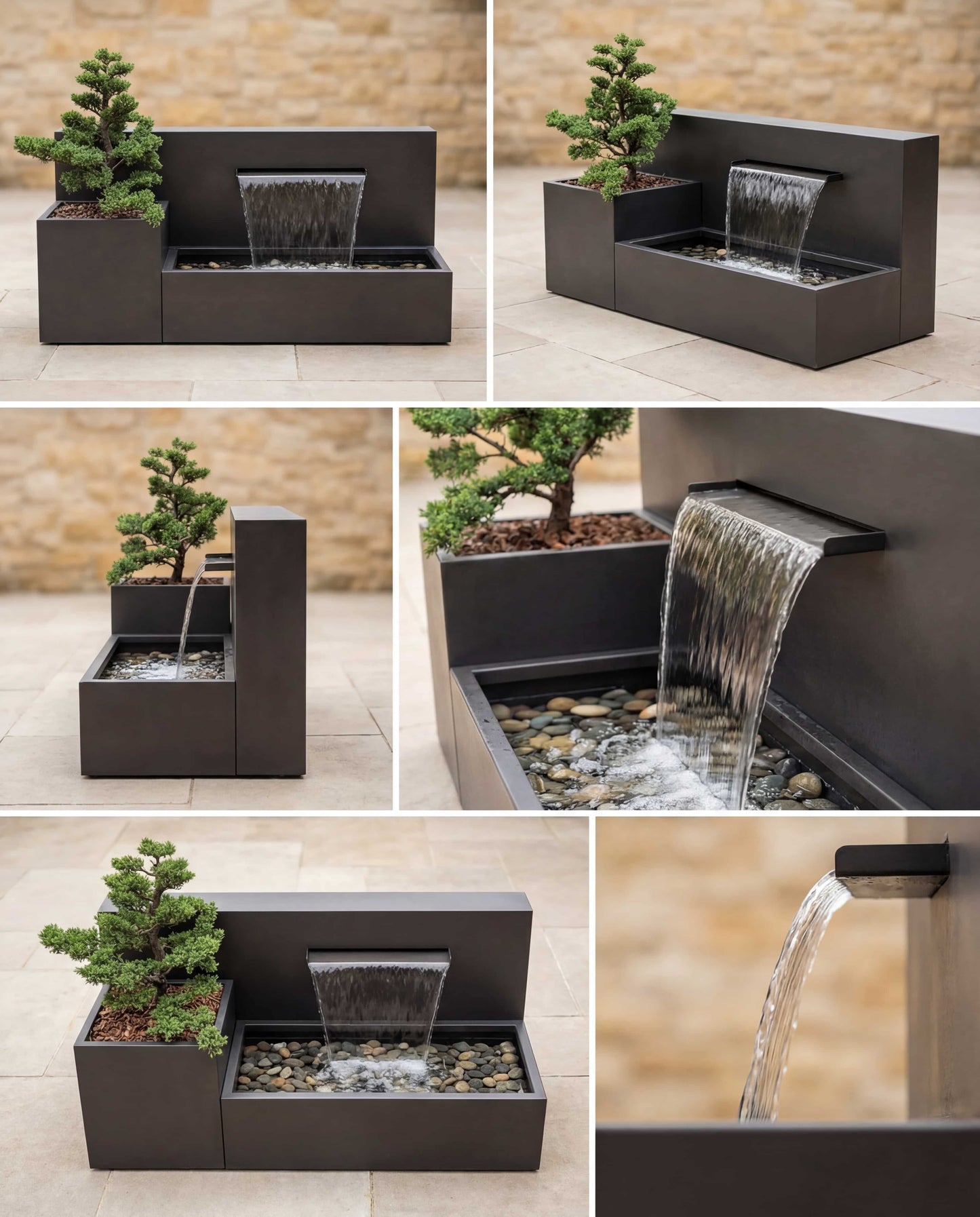 Luxury DS120 Architectural Hybrid Waterfall AISI 316L Stainless Steel (Marine Grade)