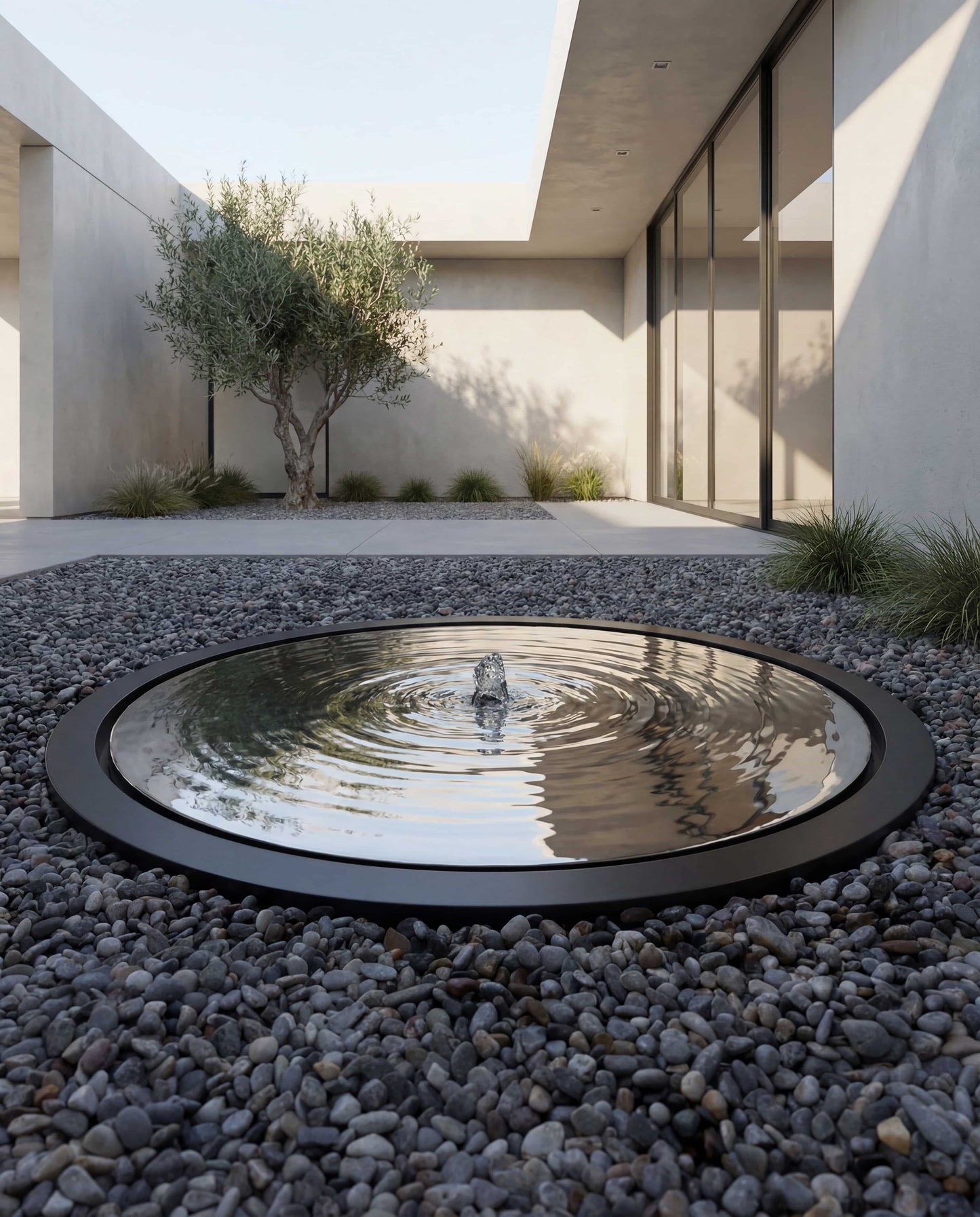 Luxury KOYS Architectural Mirror-Disc Fountain 316L Marine Grade Stainless Steel