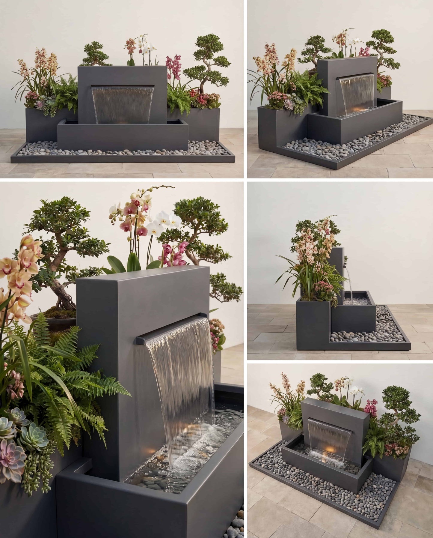 Luxury DS100 Architectural Garden Waterfall AISI 316L Stainless Steel (Marine Grade)