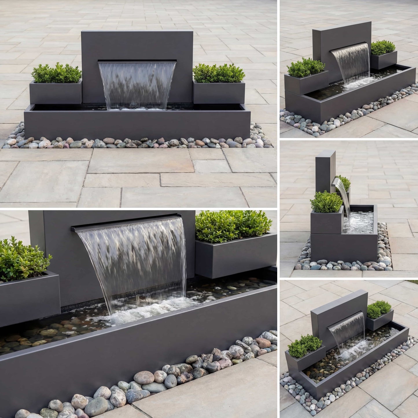 Luxury DS200 Architectural Symmetrical Waterfall AISI 316L Stainless Steel (Marine Grade)