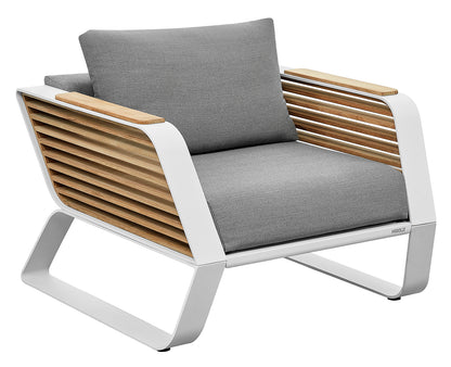 Free Shipping Higold Luxury Outdoor Garden Teak Furniture Sectional Sofa Sets Wing Patio Couch with Coffee Table