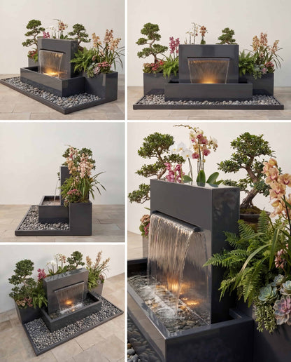 Luxury DS100 Architectural Garden Waterfall AISI 316L Stainless Steel (Marine Grade)