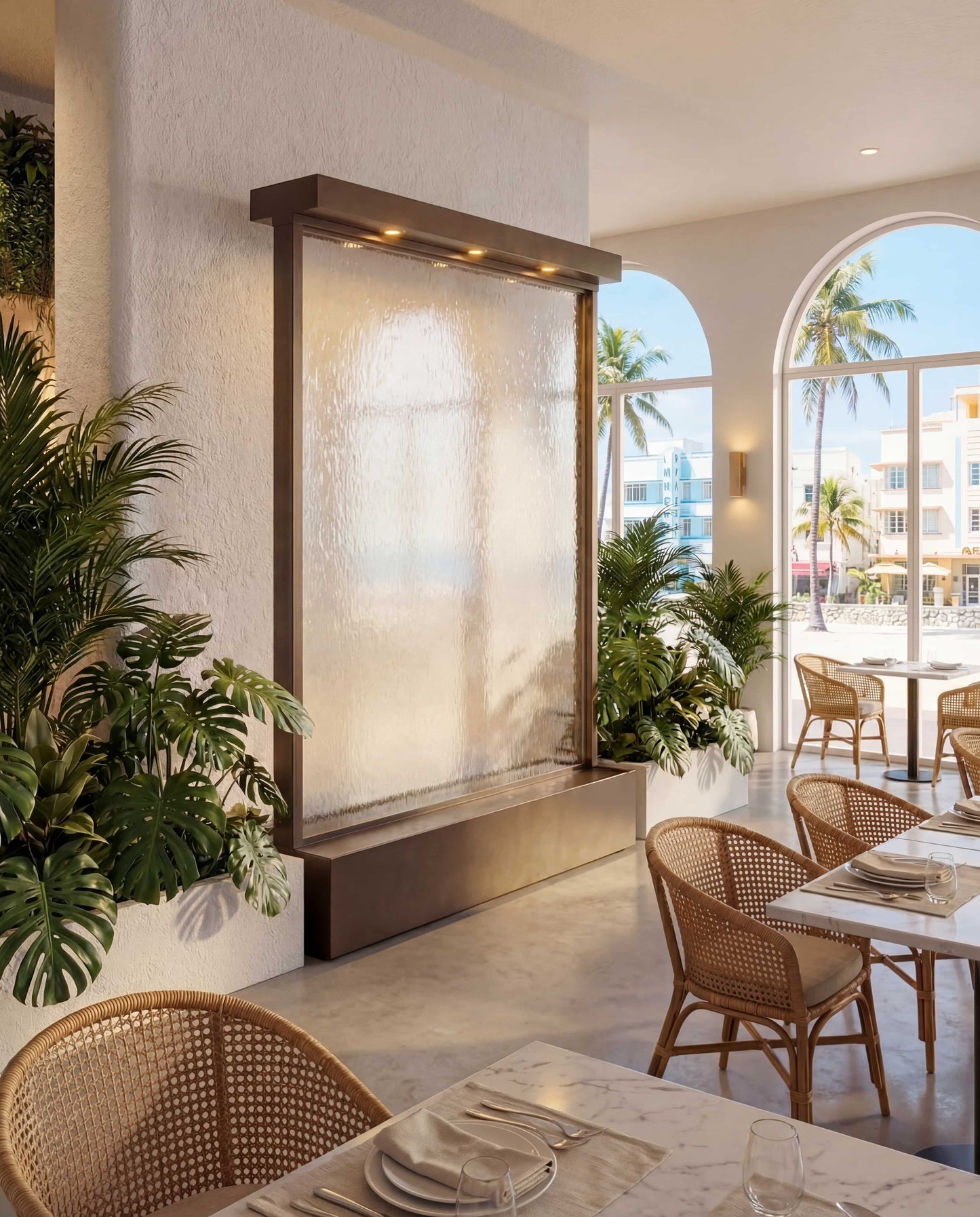 Luxury Water walls SPS-C The Dual-View Architectural Screen
