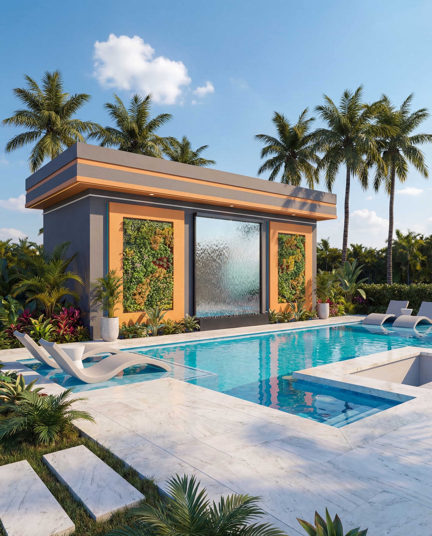 Luxury Water walls SPA The Real Mirror Architecture Series